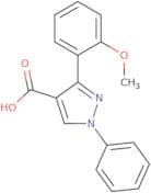 3-(2-Methoxyphenyl)-1-phenyl-1H-pyrazole-4-carboxylic acid
