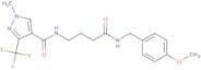 N-{4-[(4-Methoxybenzyl)amino]-4-oxobutyl}-1-methyl-3-(trifluoromethyl)-1H-pyrazole-4-carboxamide