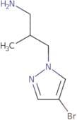 3-(4-Bromo-1H-pyrazol-1-yl)-2-methylpropan-1-amine