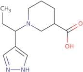1-[1-(1H-Pyrazol-4-yl)propyl]piperidine-3-carboxylic acid