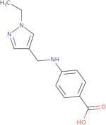 4-{[(1-Ethyl-1H-pyrazol-4-yl)methyl]amino}benzoic acid