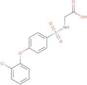 ((4-(2-Chlorophenoxy)phenyl)sulfonyl)glycine