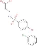 3-((4-(2-Chlorophenoxy)phenyl)sulfonamido)propanoic Acid