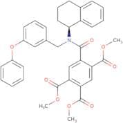 trimethyl (S)-5-((3-phenoxybenzyl)(1,2,3,4-tetrahydronaphthalen-1-yl)carbamoyl)benzene-1,2,4-trica…