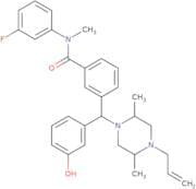 3-(α-(4-allyl-2,5-dimethyl-1-piperazinyl)-3-hydroxybenzyl)-N-(3-fluorophenyl)-N-methylbenzamide