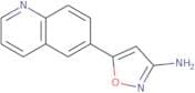5-(Quinolin-6-yl)-1,2-oxazol-3-amine