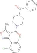4-Benzoyl-1-[[3-(2,6-dichlorophenyl)-5-methyl-4-isoxazolyl]carbonyl]piperidine