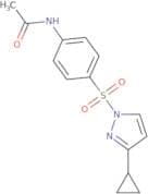 N-{4-[(3-Cyclopropyl-1H-pyrazol-1-yl)sulfonyl]phenyl}acetamide