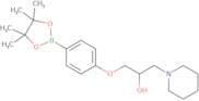 4-(2-Hydroxy-3-piperidin-1-ylpropoxy)benzeneboronic acid, pinacol ester