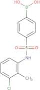 4-[(3-Chloro-2-methylphenyl)sulphamoyl]benzeneboronic acid