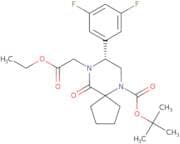 (R)-tert-butyl 8-(3,5-difluorophenyl)-9-(2-ethoxy-2-oxoethyl)-10-oxo-6,9-diazaspiro[4.5]decane-6-c…