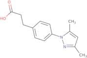 3-[4-(3,5-Dimethyl-pyrazol-1-yl)-phenyl]-propionic acid