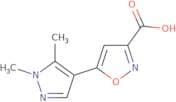 5-(1,5-Dimethyl-1H-pyrazol-4-yl)-isoxazole-3-carboxylic acid