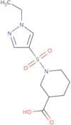 1-(1-Ethyl-1H-pyrazole-4-sulfonyl)-piperidine-3-carboxylic acid