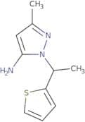 5-Methyl-2-(1-thiophen-2-yl-ethyl)-2H-pyrazol-3-ylamine