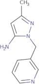 5-Methyl-2-pyridin-3-ylmethyl-2H-pyrazol-3-ylamine