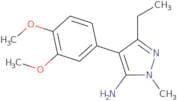 4-(3,4-Dimethoxy-phenyl)-5-ethyl-2-methyl-2H-pyrazol-3-ylamine