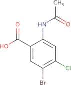 2-Acetamido-5-bromo-4-chlorobenzoic acid