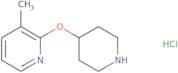 3-Methyl-2-(piperidin-4-yloxy)pyridine hydrochloride
