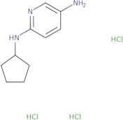 N2-Cyclopentylpyridine-2,5-diamine trihydrochloride