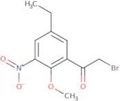 2-Bromo-1-(5-ethyl-2-methoxy-3-nitrophenyl)-ethanone