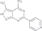 3-Methyl-6-(pyridin-4-yl)-1H-pyrazolo[3,4-d]pyrimidin-4-amine