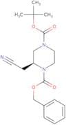 1-Benzyl 4-(tert-butyl) (S)-2-(cyanomethyl)piperazine-1,4-dicarboxylate