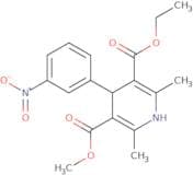 (RS)-Methyl ethyl 1,4-dihydro-2,6-dimethyl-4-(3-nitrophenyl)pyridine-3,5-dicarboxylate