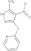 2-(5-Methyl-4-nitro-2H-pyrazol-3-ylsulfanyl)-pyridine