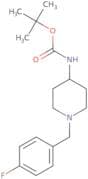 tert-Butyl 1-(4-fluorobenzyl)piperidin-4-ylcarbamate