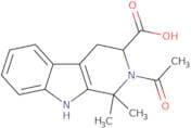 2-Acetyl-1,1-dimethyl-2,3,4,9-tetrahydro-1H-β-carboline-3-carboxylic acid