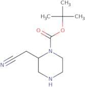 tert-Butyl 2-(cyanomethyl)piperazine-1-carboxylate