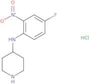 N-(4-Fluoro-2-nitrophenyl)piperidin-4-amine hydrochloride