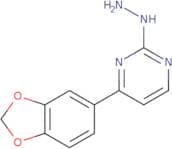 4-(1,3-Benzodioxol-5-yl)-2-hydrazinopyrimidine