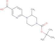 (R)-6-(4-(tert-Butoxycarbonyl)-2-methylpiperazin-1-yl)nicotinic acid