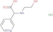 2-((2-Hydroxyethyl)amino)-2-(pyridin-3-yl)acetic acid hydrochloride