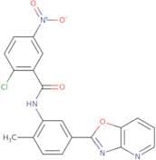 2-Chloro-N-(2-methyl-5-oxazolo[4,5-b]pyridin-2-yl-phenyl)-5-nitro-benzamide