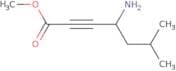 Methyl 4-amino-6-methylhept-2-ynoate