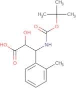 (2S,3S)-3-((tert-Butoxycarbonyl)amino)-2-hydroxy-3-(o-tolyl)propanoic acid