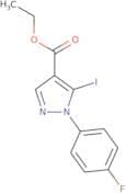 Ethyl 1-(4-fluorophenyl)-5-iodo-1H-pyrazole-4-carboxylate