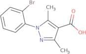 1-(2-Bromophenyl)-3,5-dimethyl-1H-pyrazole-4-carboxylic acid