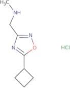 [(5-Cyclobutyl-1,2,4-oxadiazol-3-yl)methyl]methylamine hydrochloride