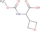 2-((Methoxycarbonyl)amino)-2-(oxetan-3-yl)acetic acid