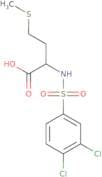 2-(3,4-Dichlorobenzenesulfonamido)-4-(methylsulfanyl)butanoic acid