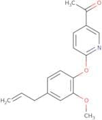 5-Acetyl-2-(4-allyl-2-methoxyphenoxy) pyridine