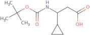 (3S)-3-{[(tert-Butoxy)carbonyl]amino}-3-cyclopropylpropanoic acid