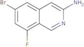 6-bromo-8-fluoroisoquinolin-3-amine