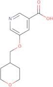 5-(Oxan-4-ylmethoxy)pyridine-3-carboxylic acid