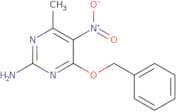 4-(benzyloxy)-6-methyl-5-nitropyrimidin-2-amine
