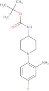 tert-Butyl 1-(2-amino-4-fluorophenyl)piperidin-4-ylcarbamate